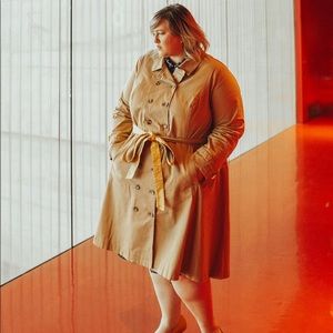 Pop of Color Trench